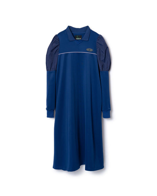 PRE ORDER / PUFF SLEEVE JERSEY ONE-PIECE (BLUE)