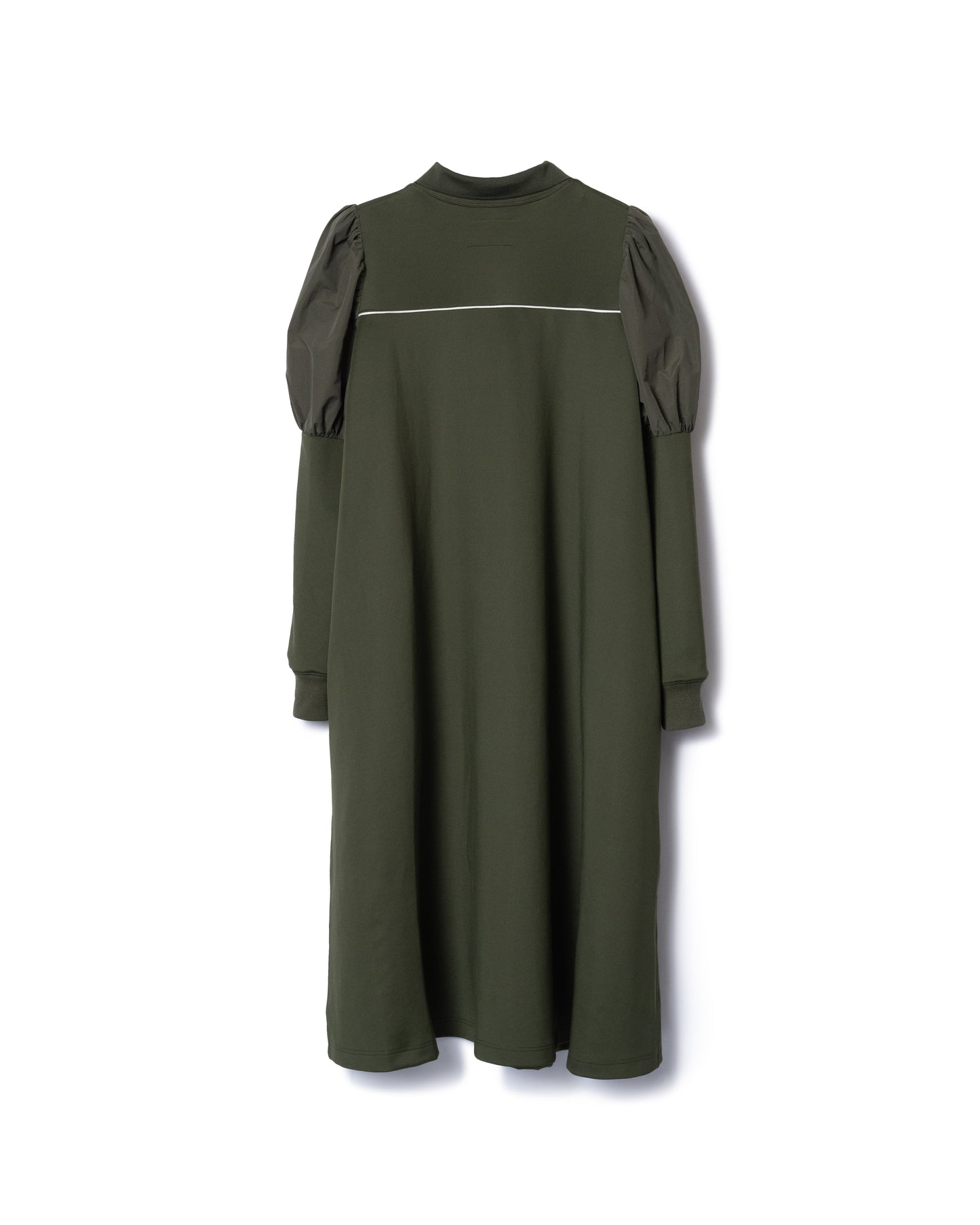 PRE ORDER / PUFF SLEEVE JERSEY ONE-PIECE (KHAKI)