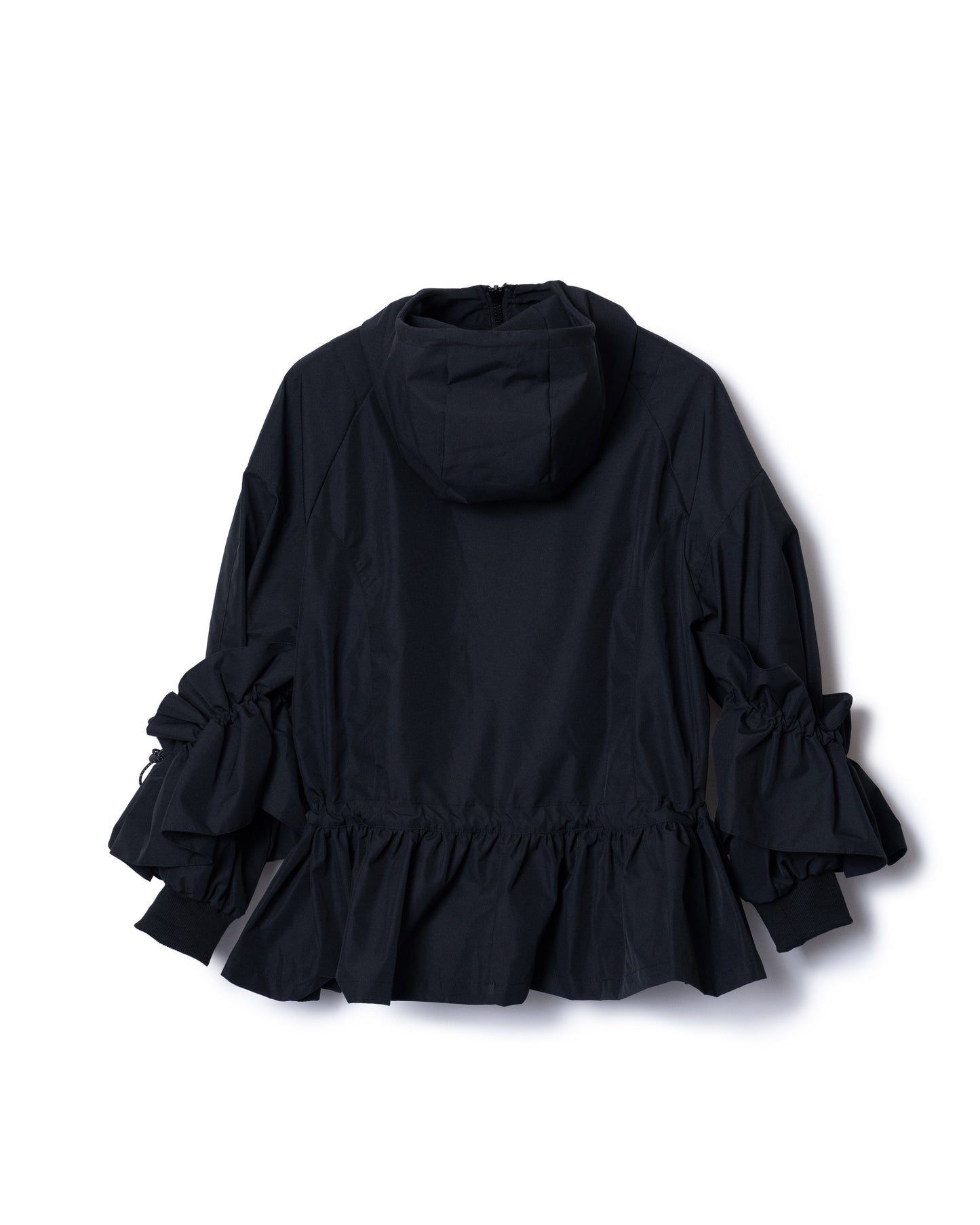 PRE ORDER / GATHER NYLON BLOUSON (BLACK)