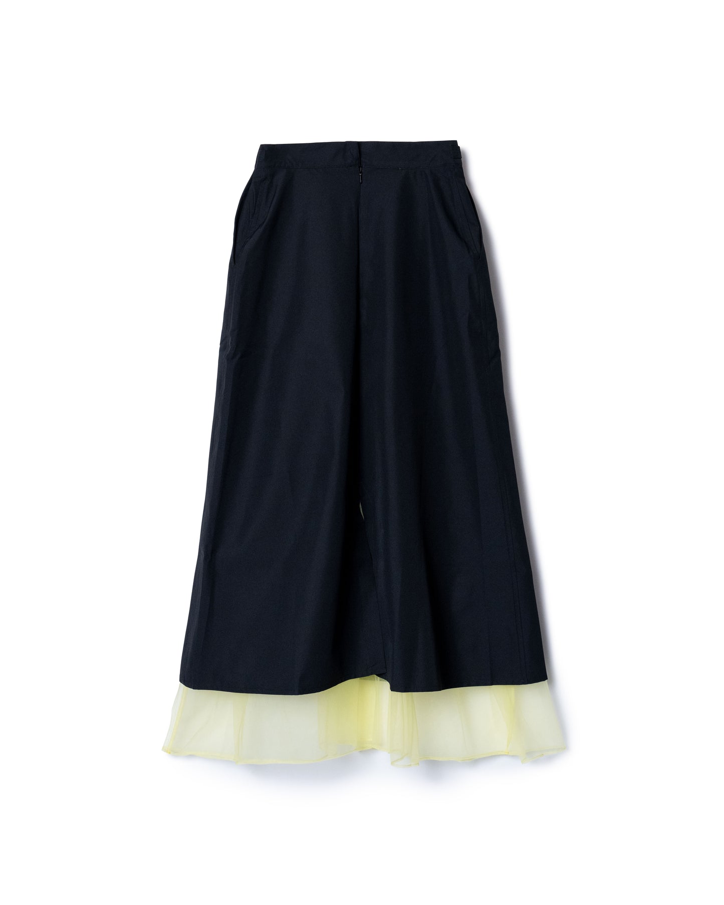 PRE ORDER / TULLE LAYERED NYLON SKIRT (BLACK)