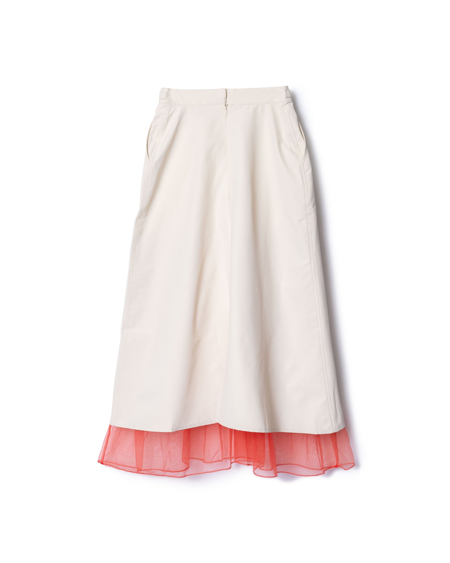 PRE ORDER / TULLE LAYERED NYLON SKIRT (IVORY)