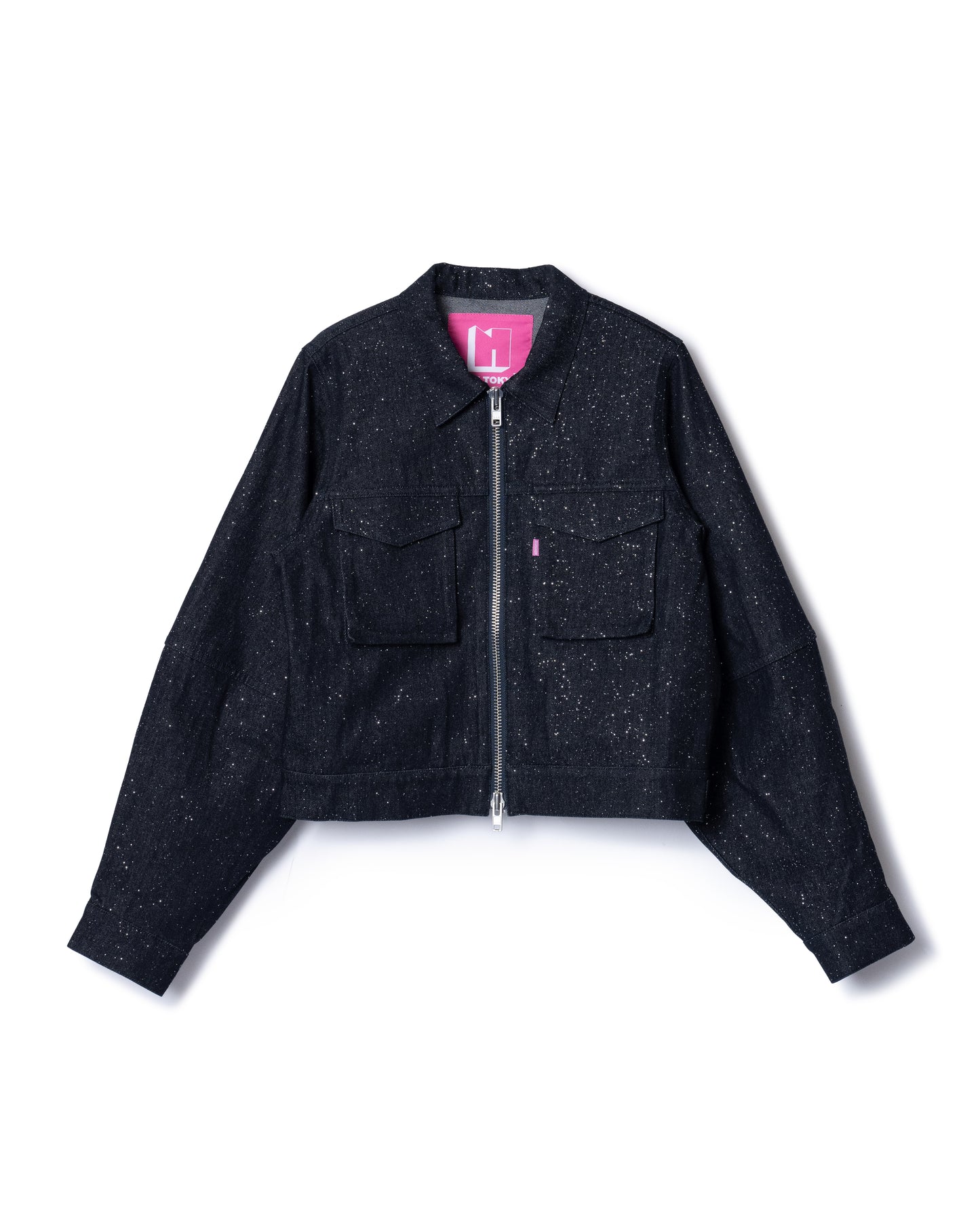 PRE ORDER / LAME DENIM JACKET (INDIGO)