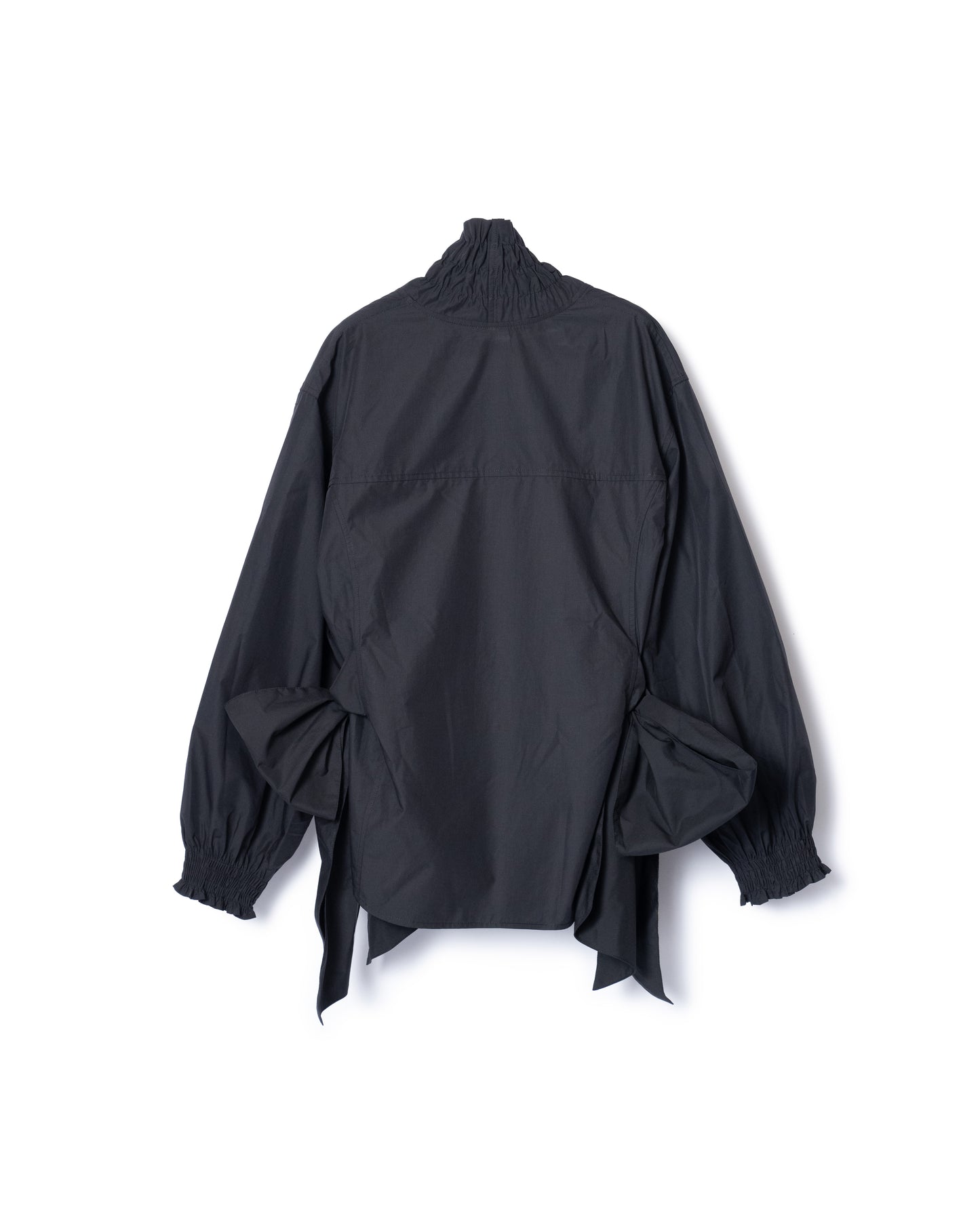 PRE ORDER / SIDE RIBBON SHIRT (BLACK)