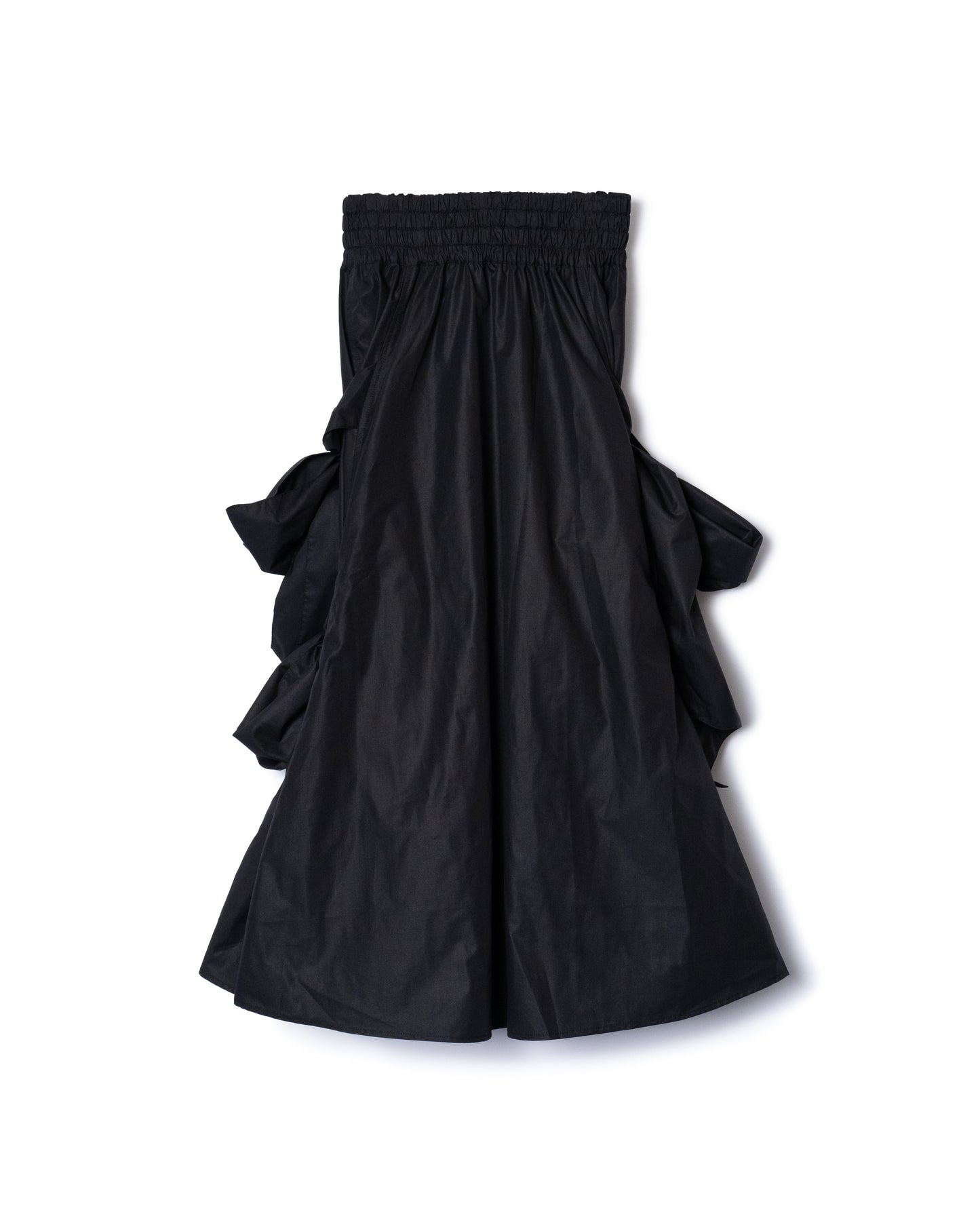 PRE ORDER / SIDE RIBBON SKIRT (BLACK)