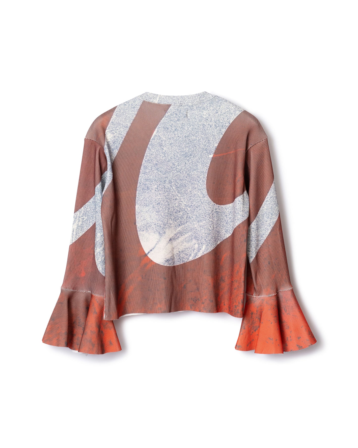 PRE ORDER / PRINT RIB FLARE SLEEVE C/S (COKE)