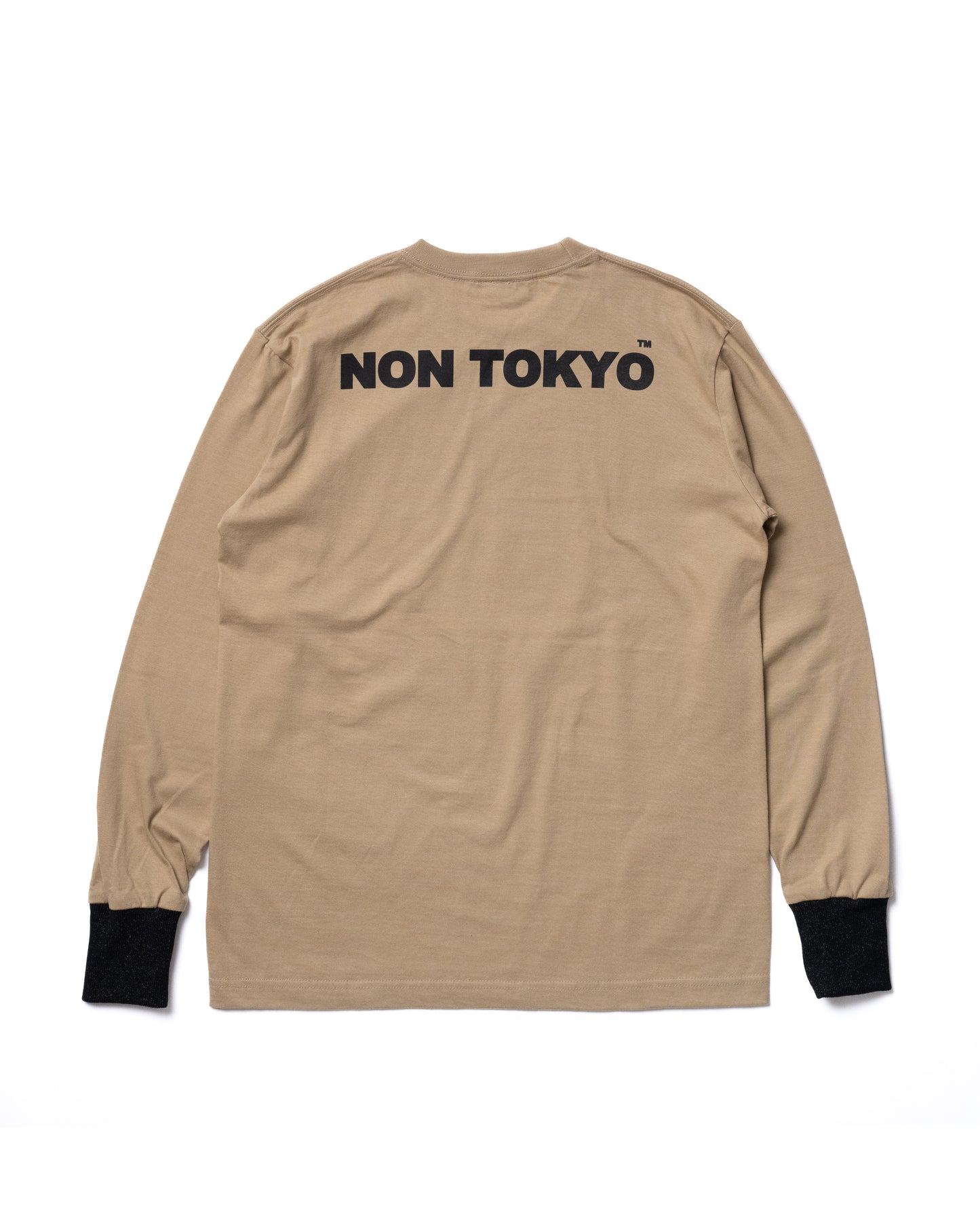 PRINT L/S T-SHIRT (BIRD/BEIGE)