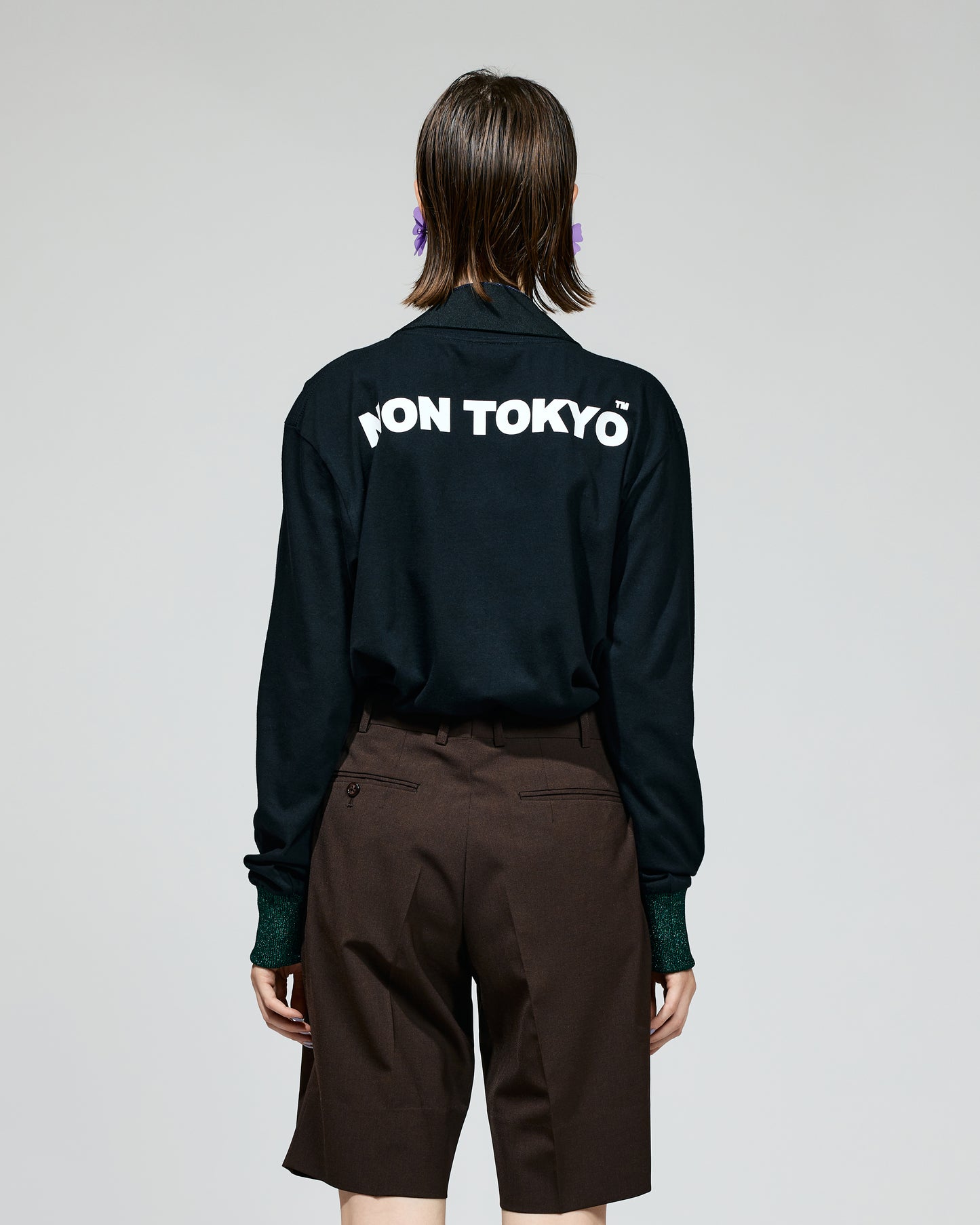 NON TOKYO / DOUBLE RIBBON SHIRT (BLACK)