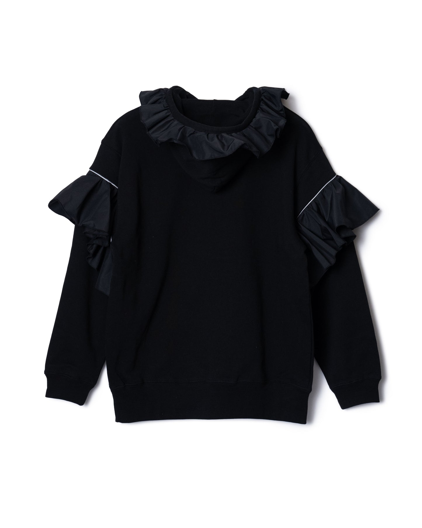 PRE ORDER / FRILL SWEAT HOODIE (BLACK)