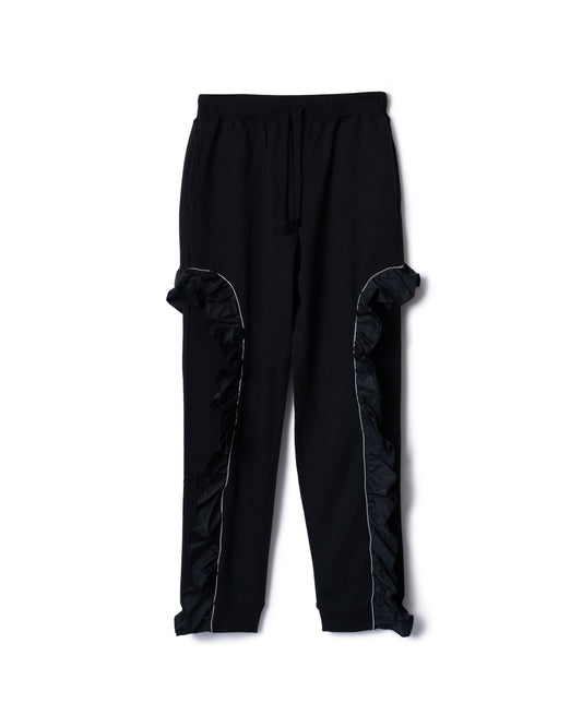 PRE ORDER / FRILL SWEAT PANTS (BLACK)