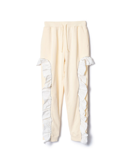 PRE ORDER / FRILL SWEAT PANTS (IVORY)