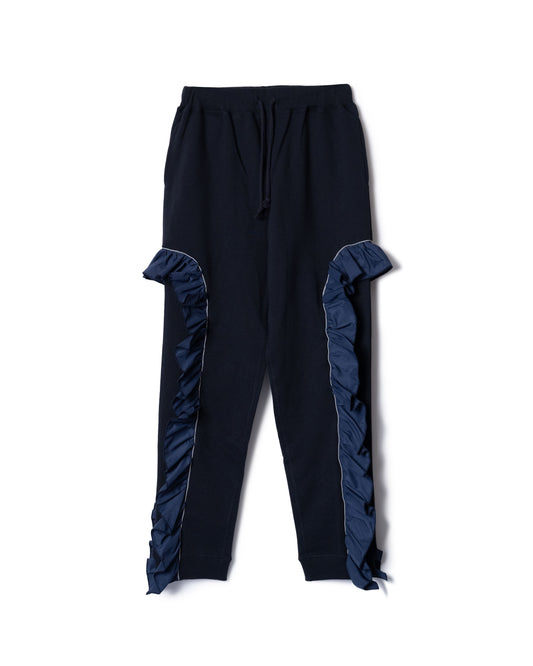 PRE ORDER / FRILL SWEAT PANTS (NAVY)