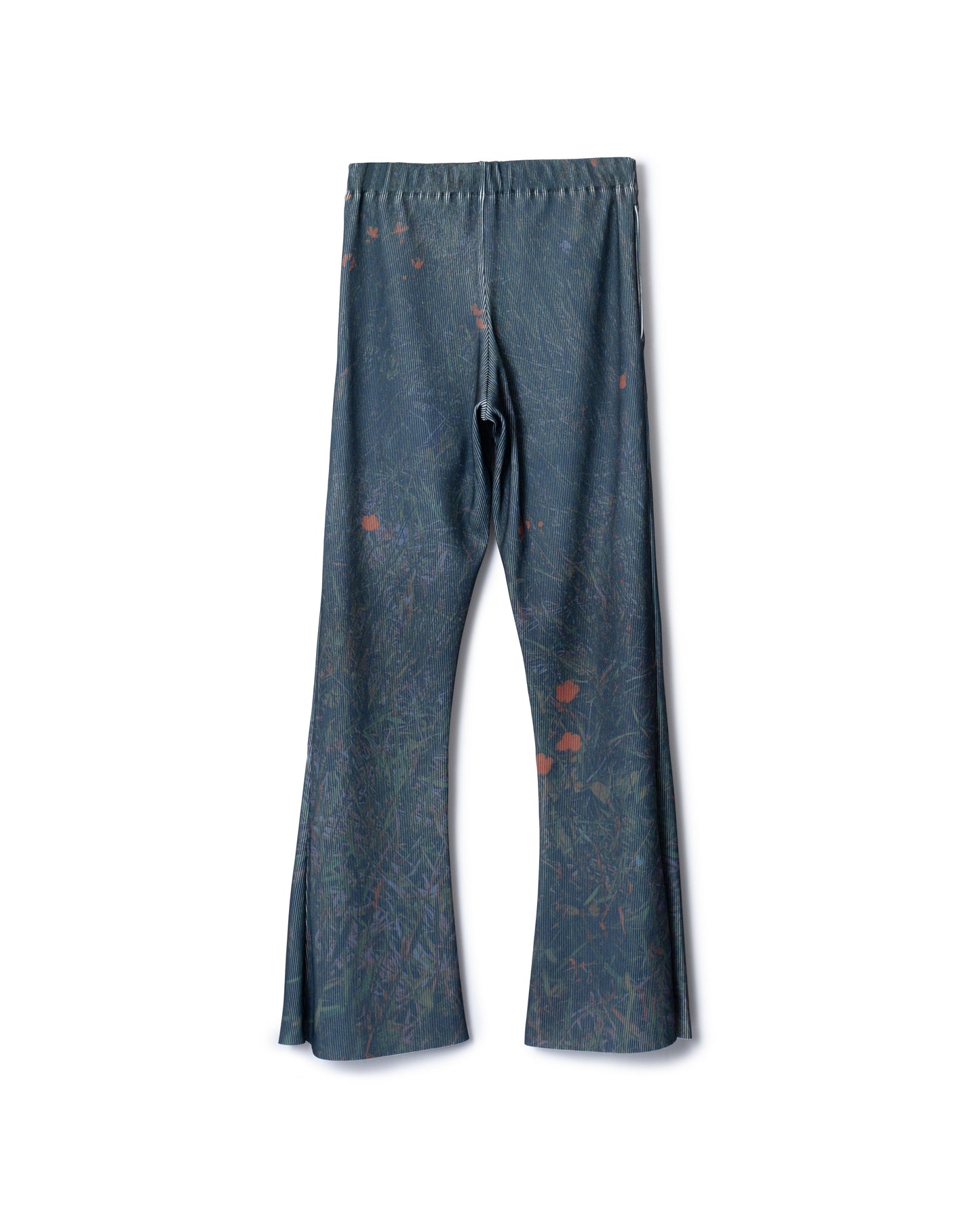 PRE ORDER / PRINT RIB FLARE PANTS (FLOWER)