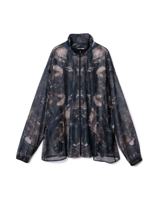 PRE ORDER / PRINT MESH ZIPUP PARKA (CAMO)