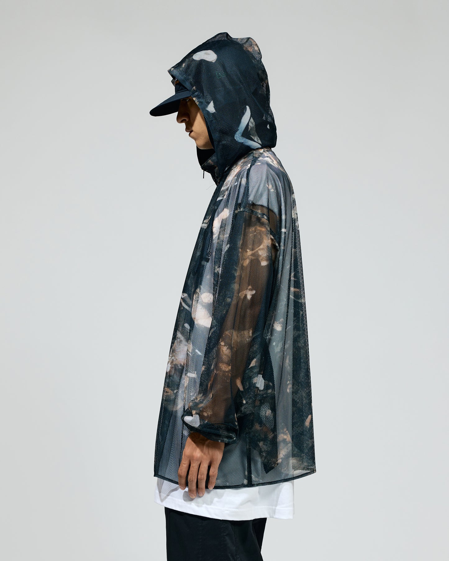 PRE ORDER / PRINT MESH ZIPUP PARKA (CAMO)