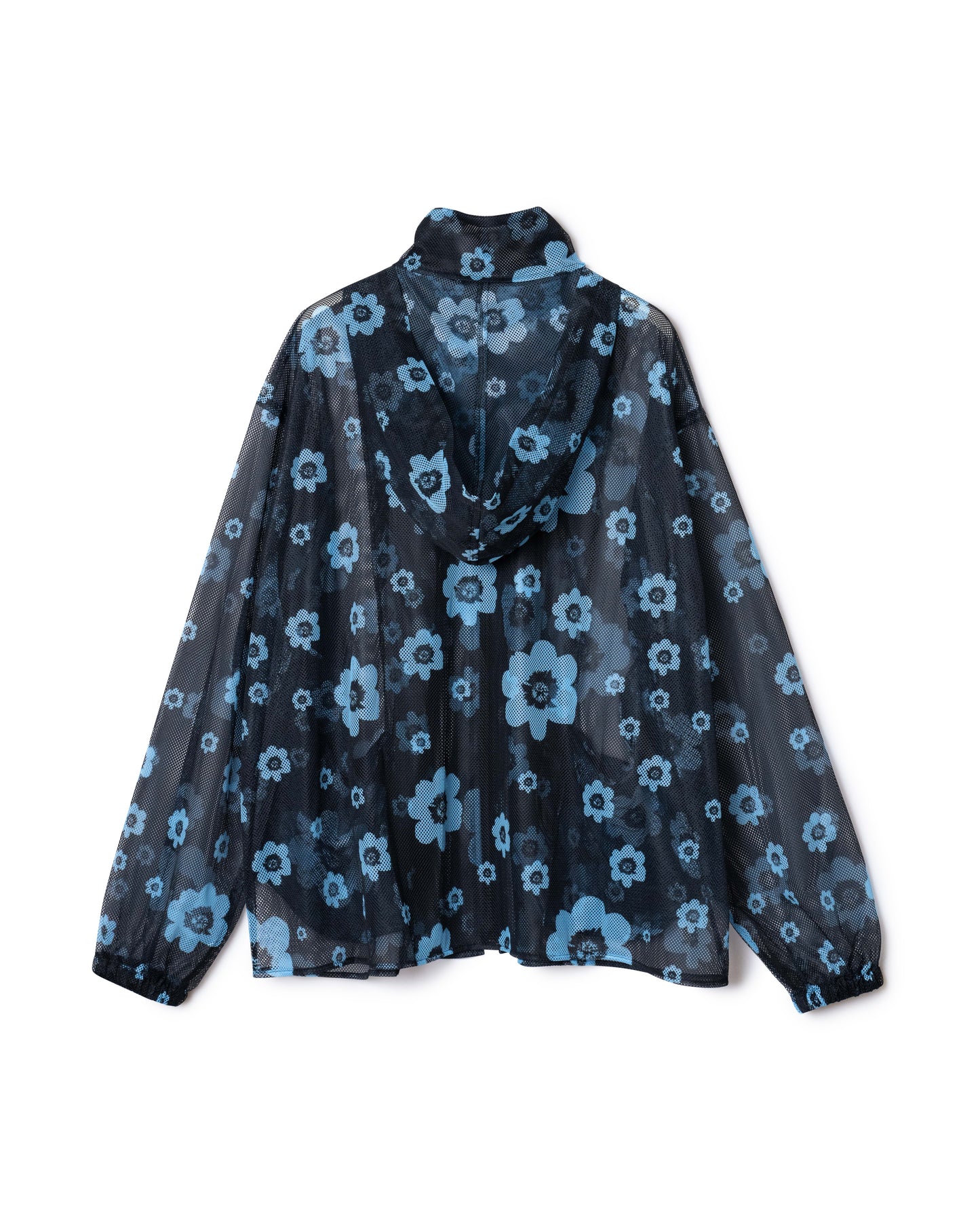 PRE ORDER / PRINT MESH ZIPUP PARKA (FLOWER)