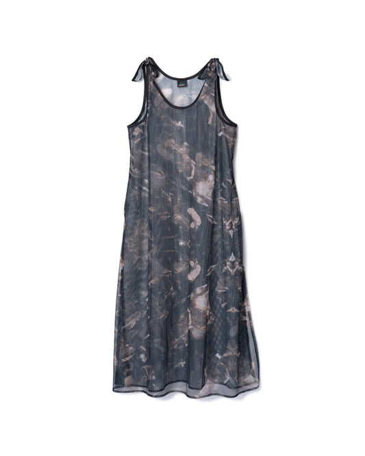 PRE ORDER / PRINT MESH RIBBON ONE-PIECE (CAMO)