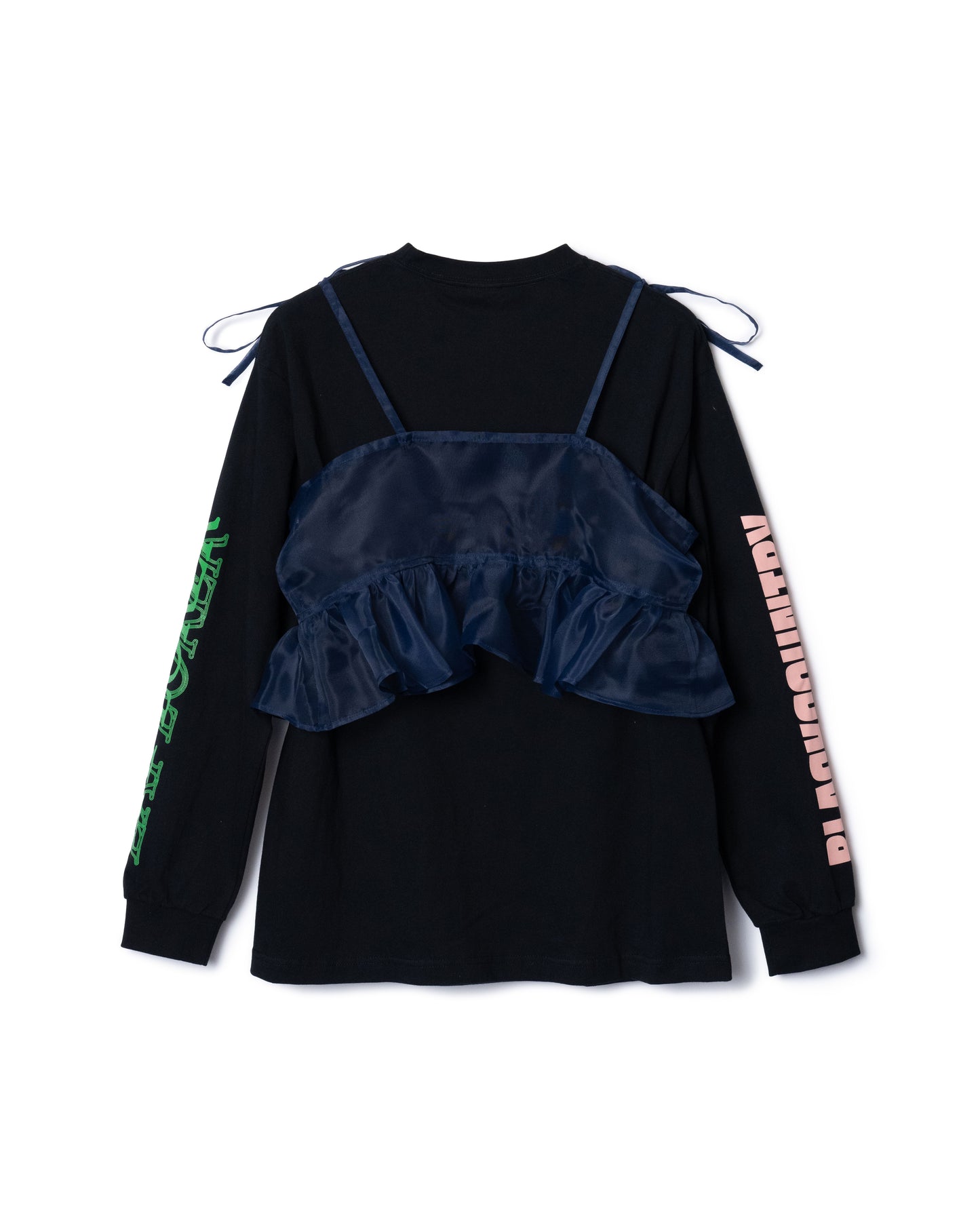 NON TOKYO / DOUBLE RIBBON SHIRT (BLACK)