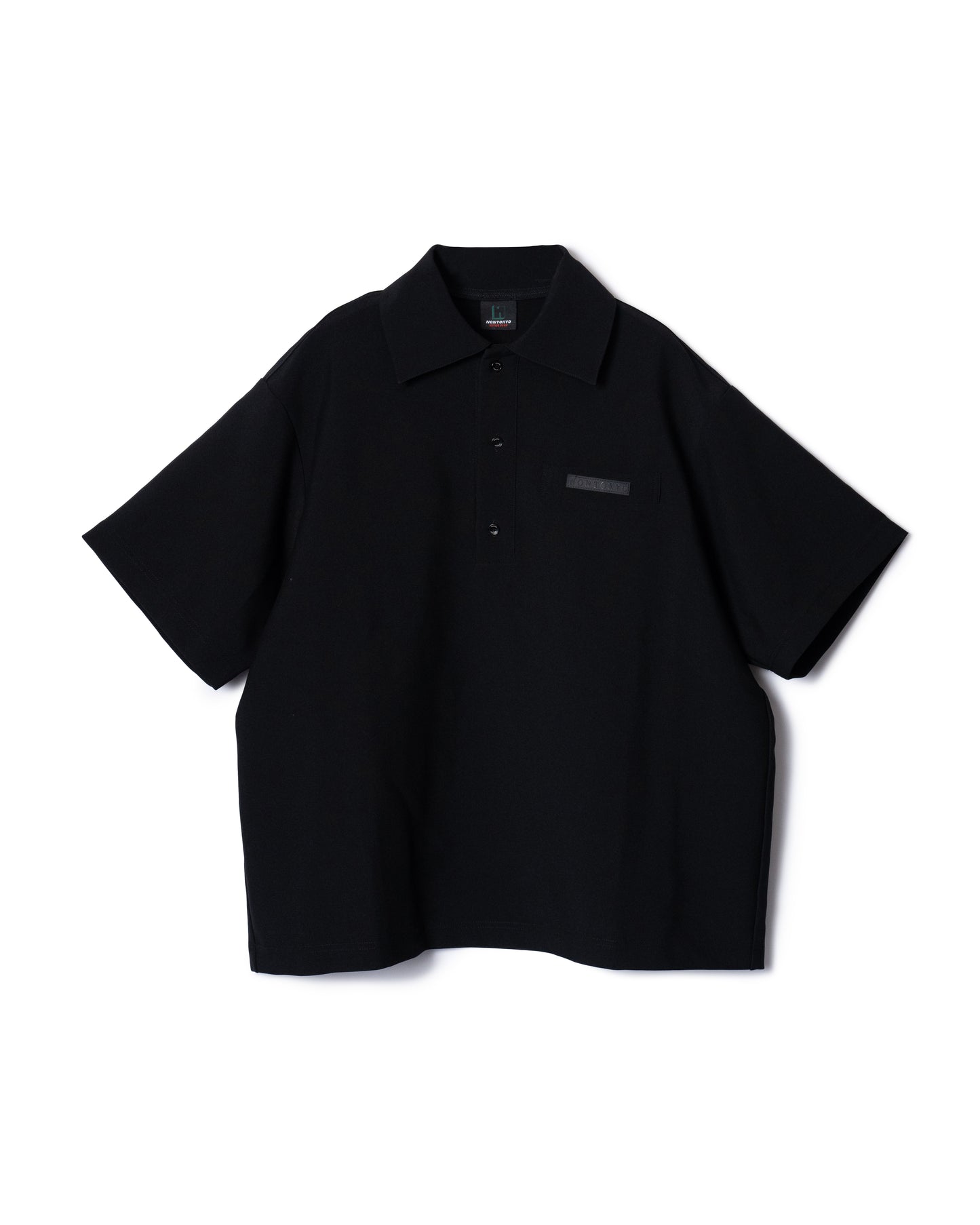 PRE ORDER / BIG POLO SHIRT (BLACK)