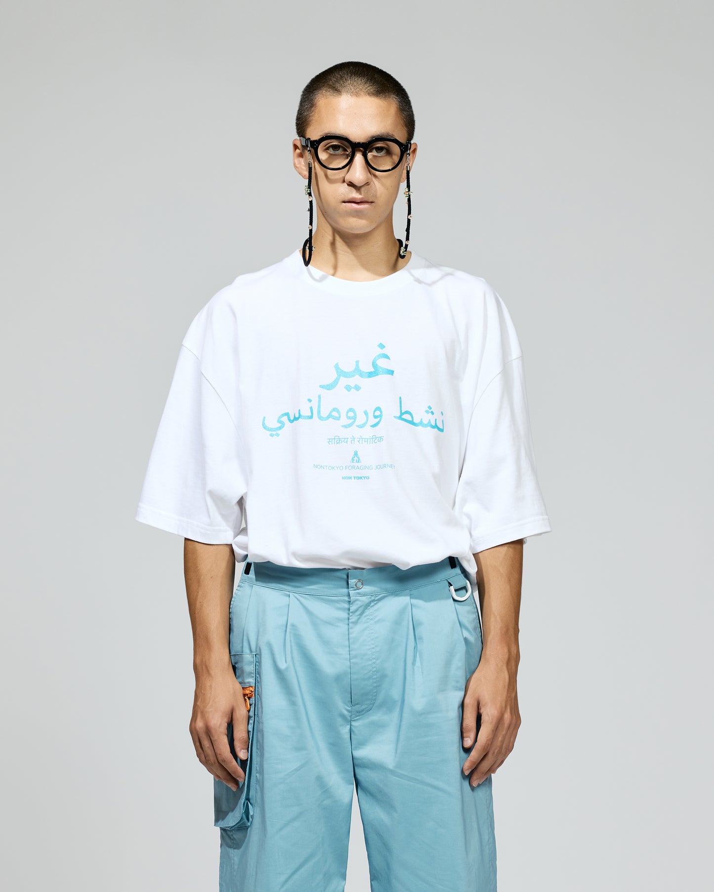 PRINT BIG T-SHIRT (Arabic/WHITE)