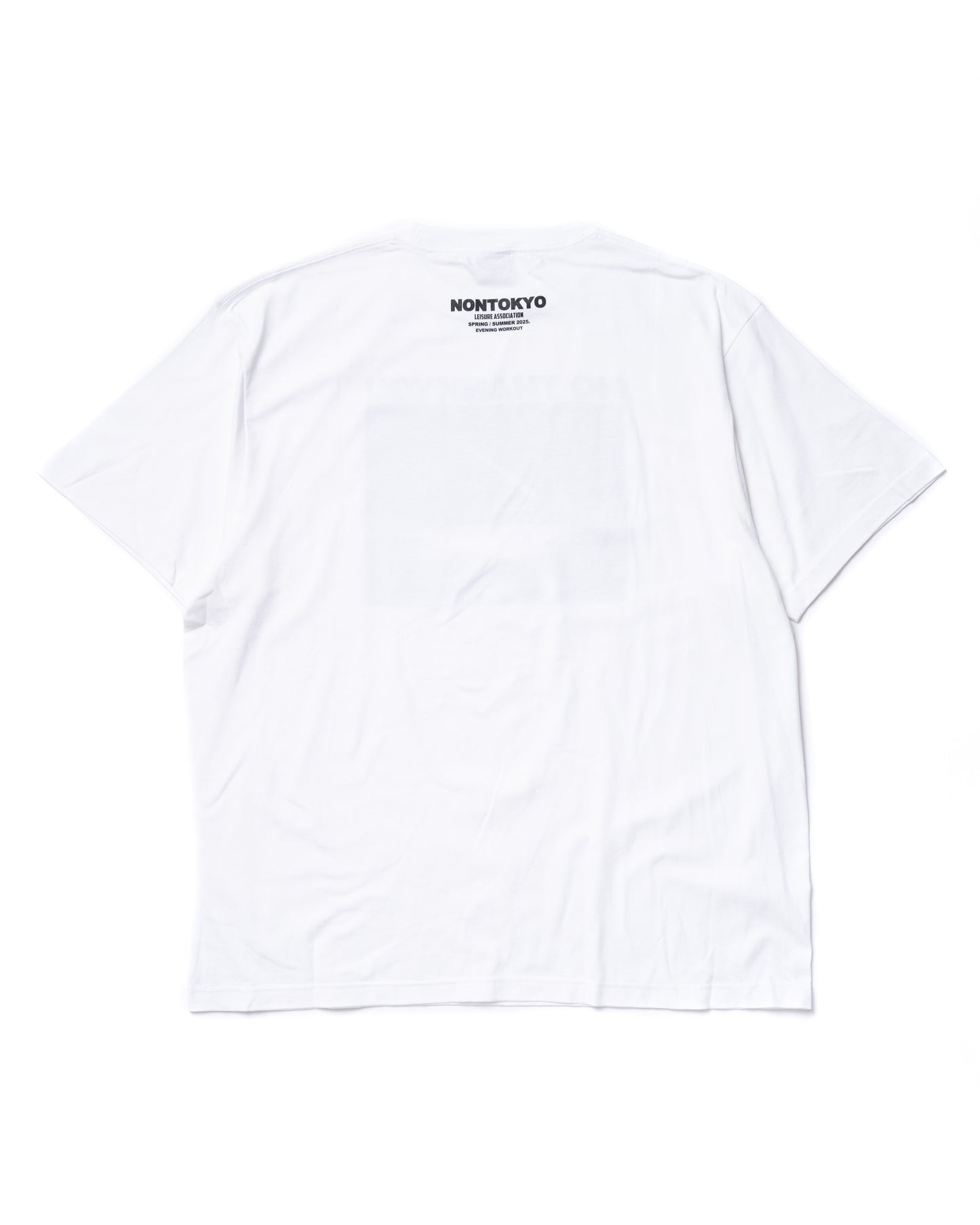 PRINT BIG T-SHIRT (meteorite / WHITE)