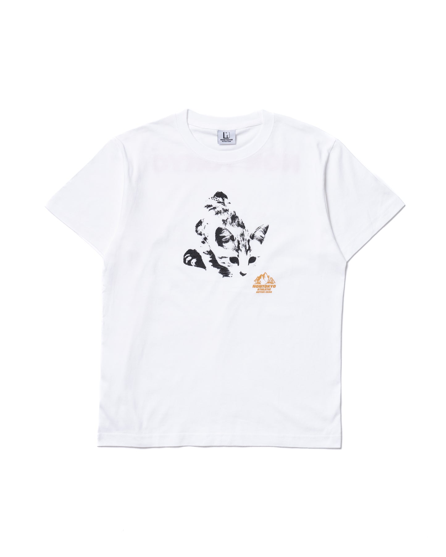 PRINT T-SHIRT (CAT/WHITE)