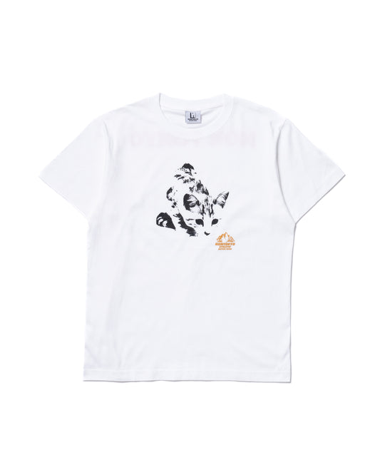 PRINT T-SHIRT (CAT/WHITE)