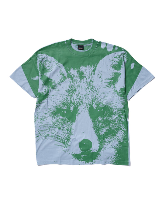 PRE ORDER / FOX PRINT BIG T-SHIRT　(BLUE)