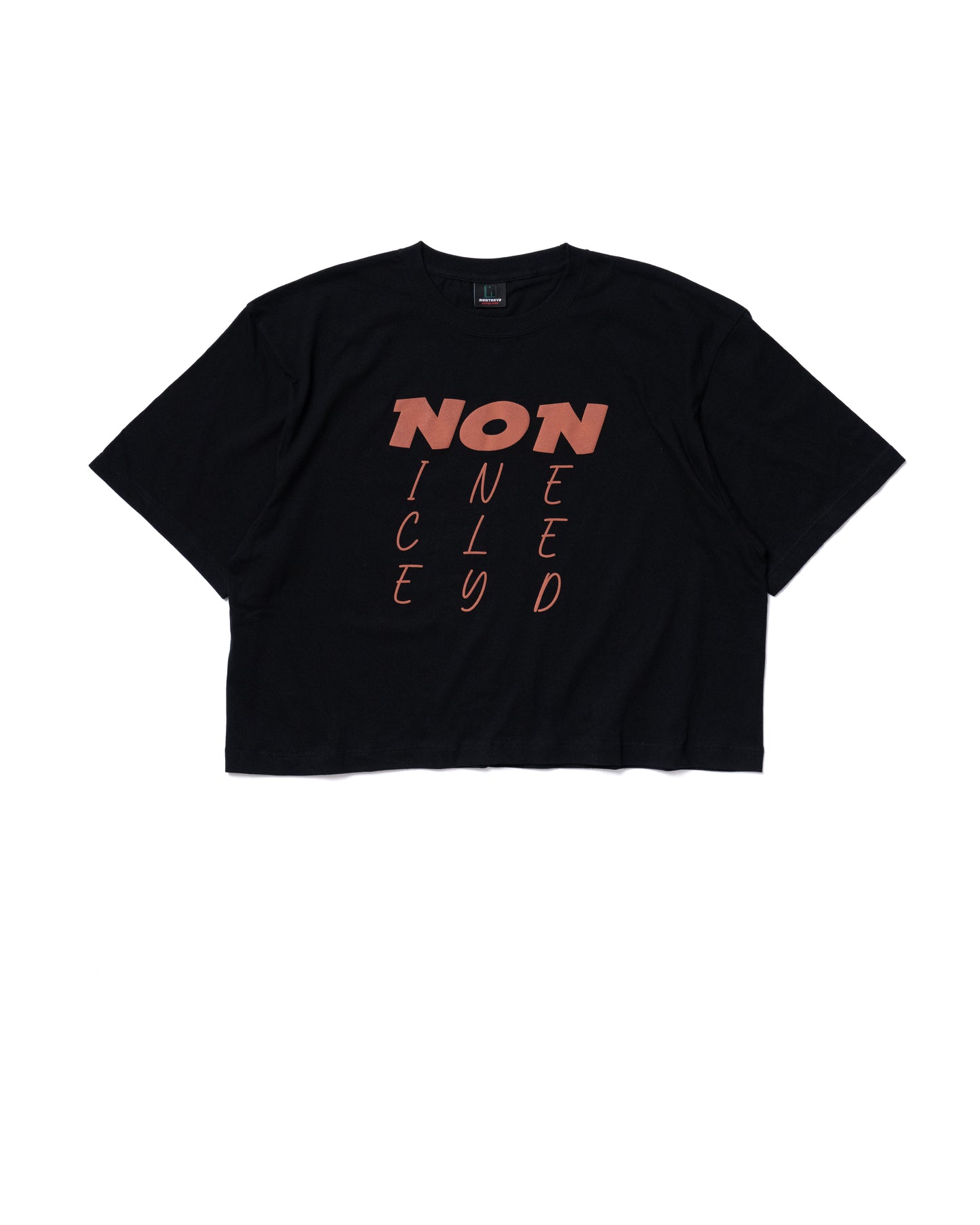 PRE ORDER / NON PRINT SHORT T-SHIRT (BLACK)