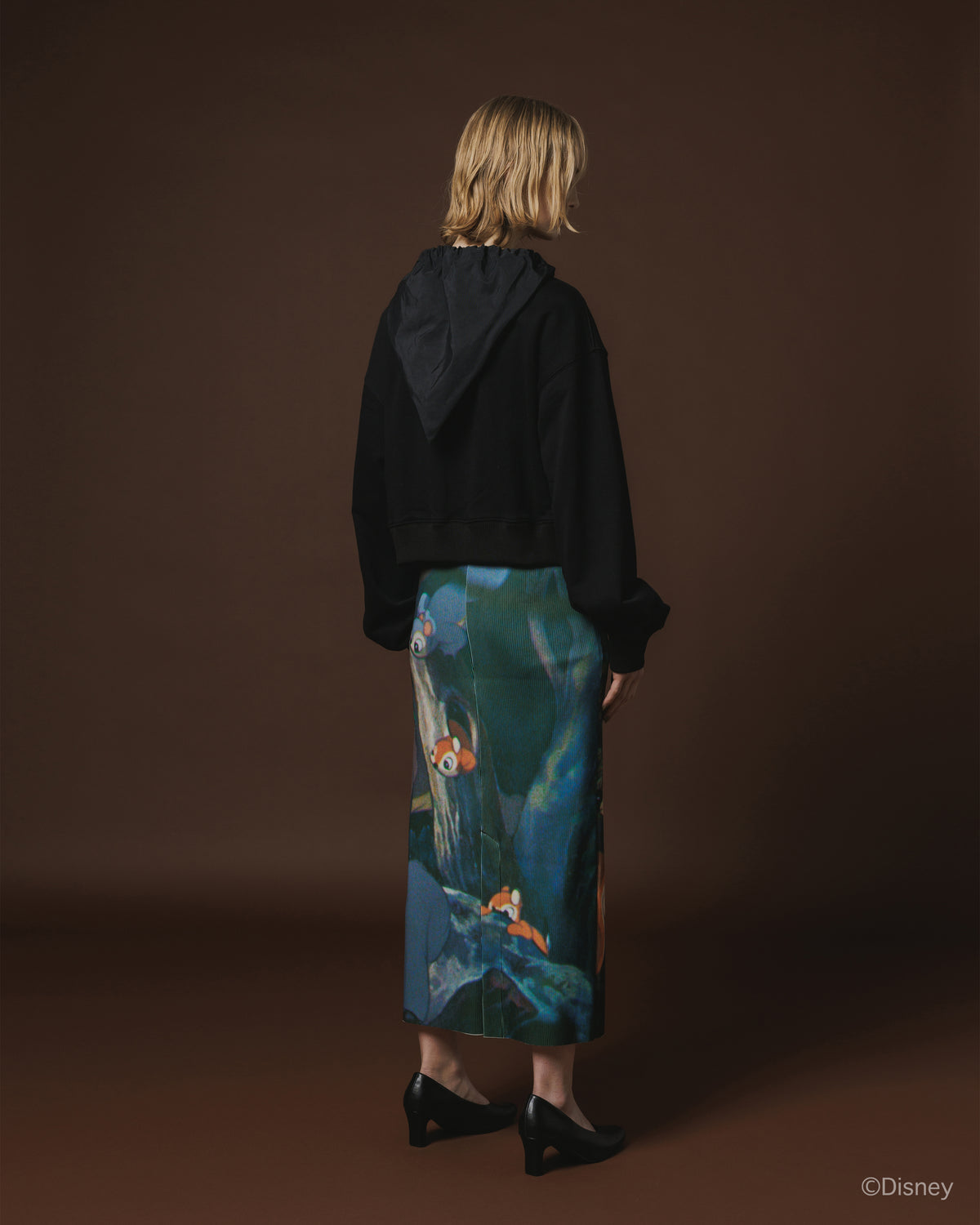【Disney collection】PRINT RIB SKIRT / SNOW WHITE