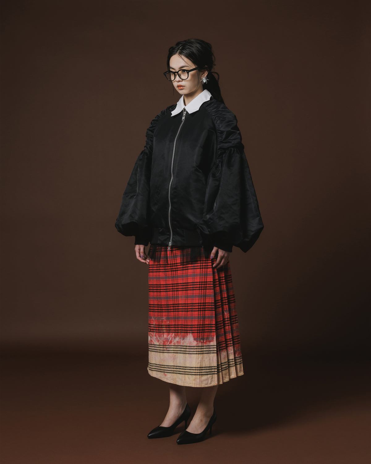 【Disney collection】BOMBER MA-1 (BLACK)