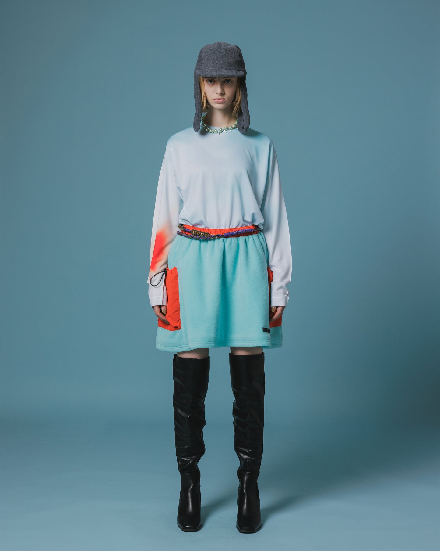 DIRECT PRINT L/S T-SHIRT (WATER)