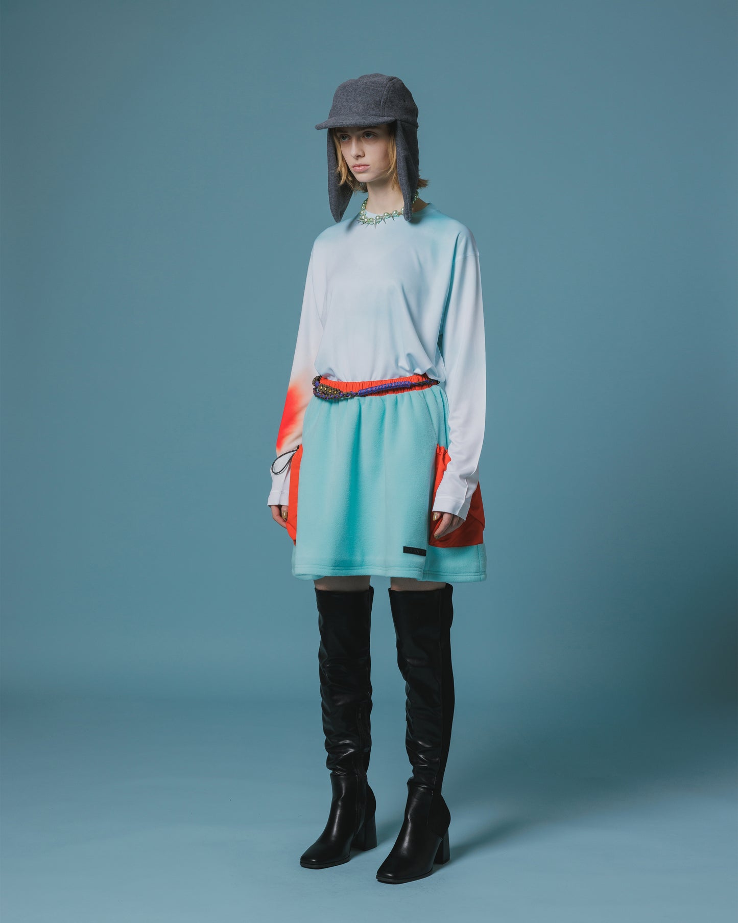 DIRECT PRINT L/S T-SHIRT (WATER)