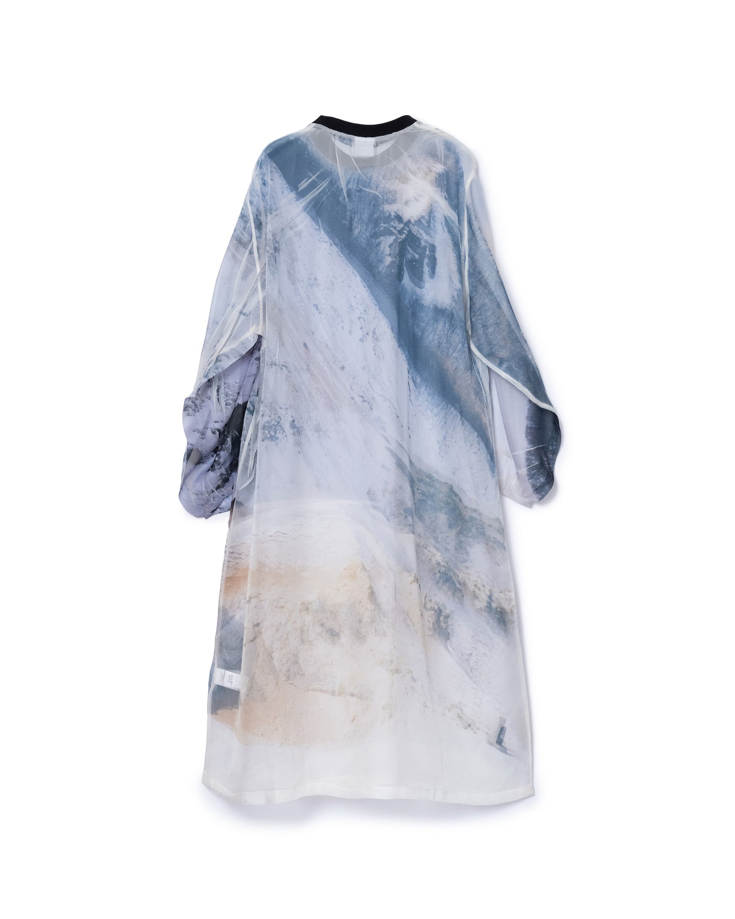 DIRECT PRINT SHEER ONE-PIECE (MOUNTAIN)