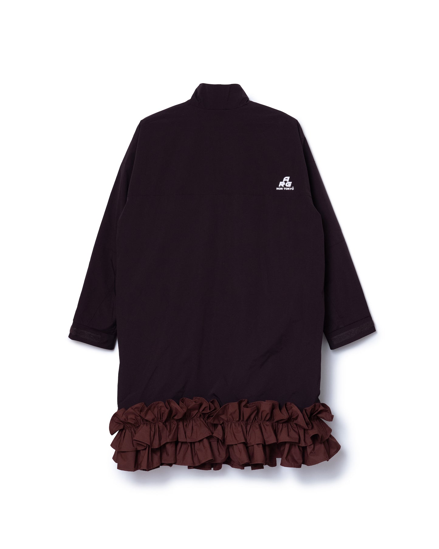 FRILL LAYER NYLONONE-PIECE (WINE)