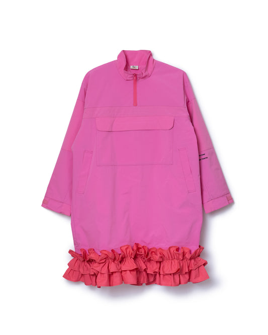FRILL LAYER NYLONONE-PIECE (PINK)