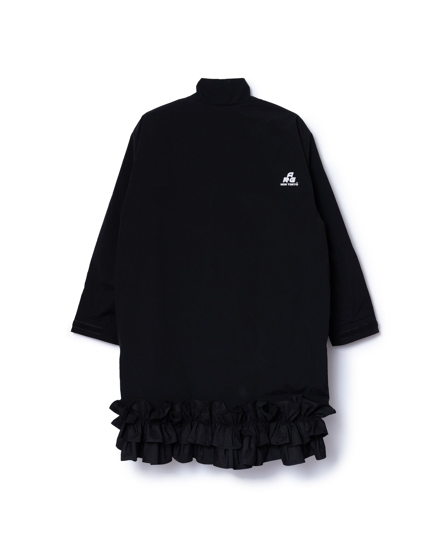 FRILL LAYER NYLONONE-PIECE (BLACK)
