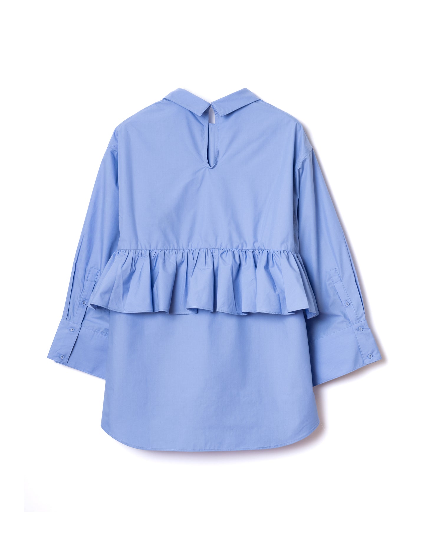 NON TOKYO / WIDE CHIMNEY PULLOVER SHIRTS (BLUE)