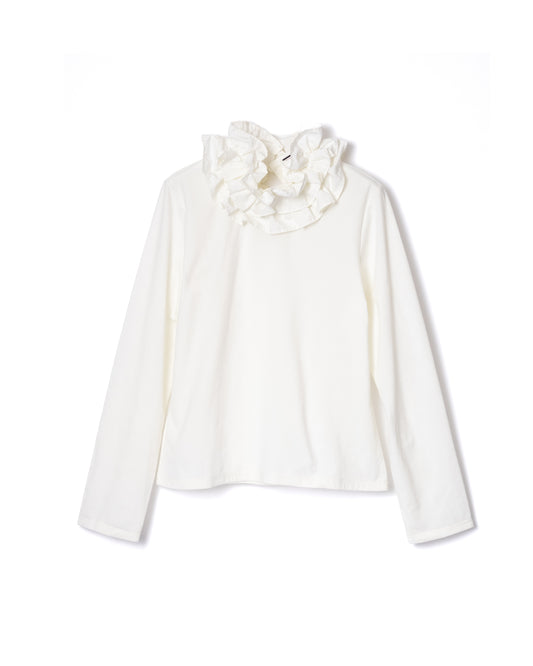 NON TOKYO / FRILL COLLAR C/S (WHITE) &lt;NON TOKYO&gt; Frill collar cut and sew (white)