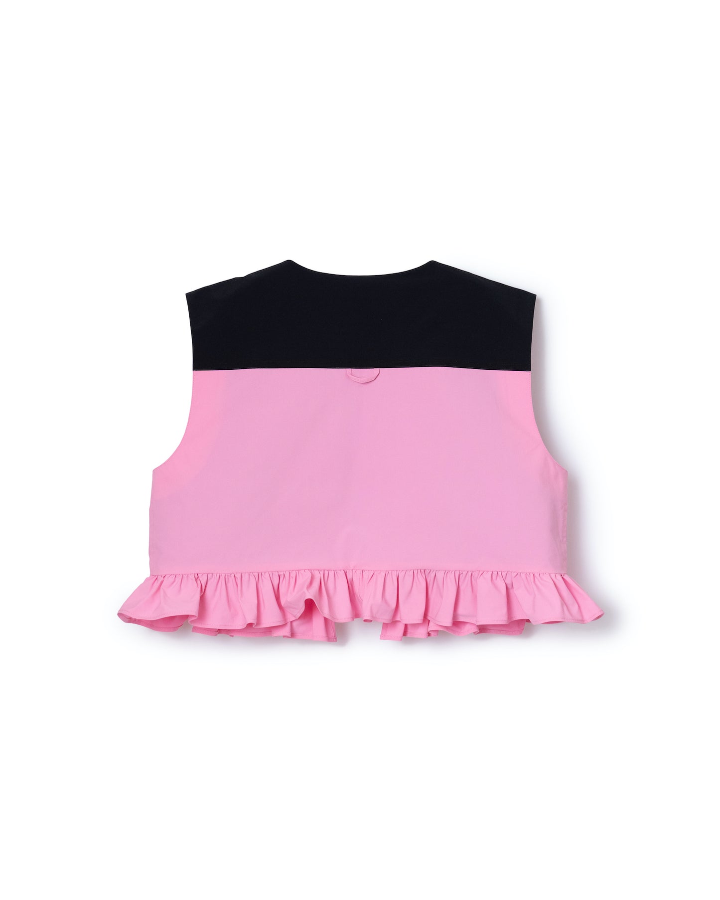 MULTIPOCKET FRILLVEST (PINK)