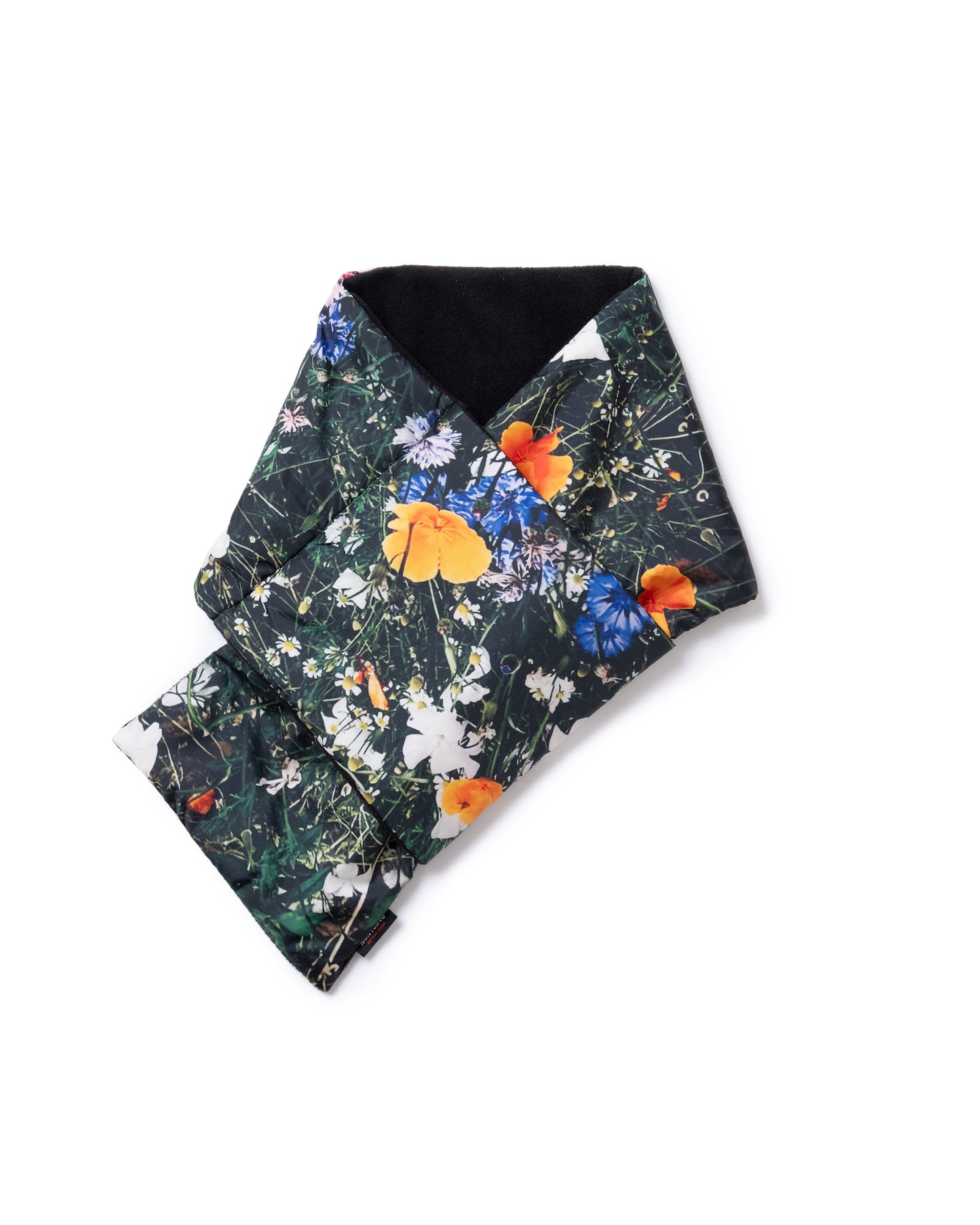 PRINT PADDING MUFFLER (FLOWER)