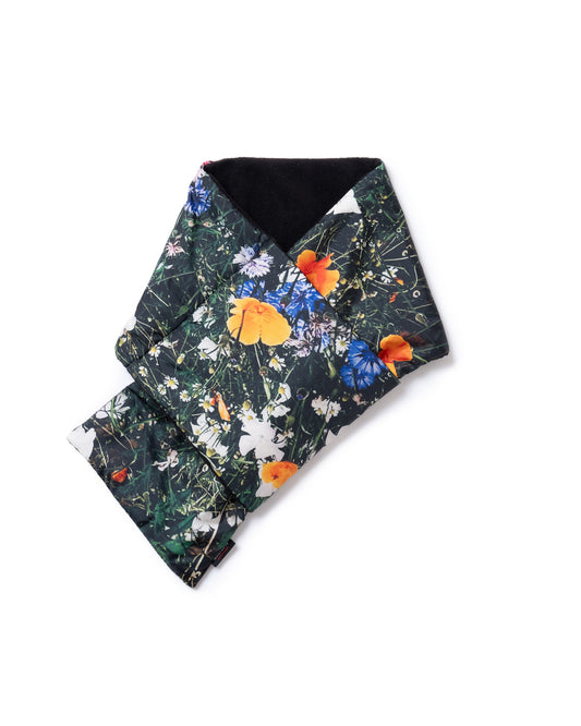 PRINT PADDING MUFFLER (FLOWER)