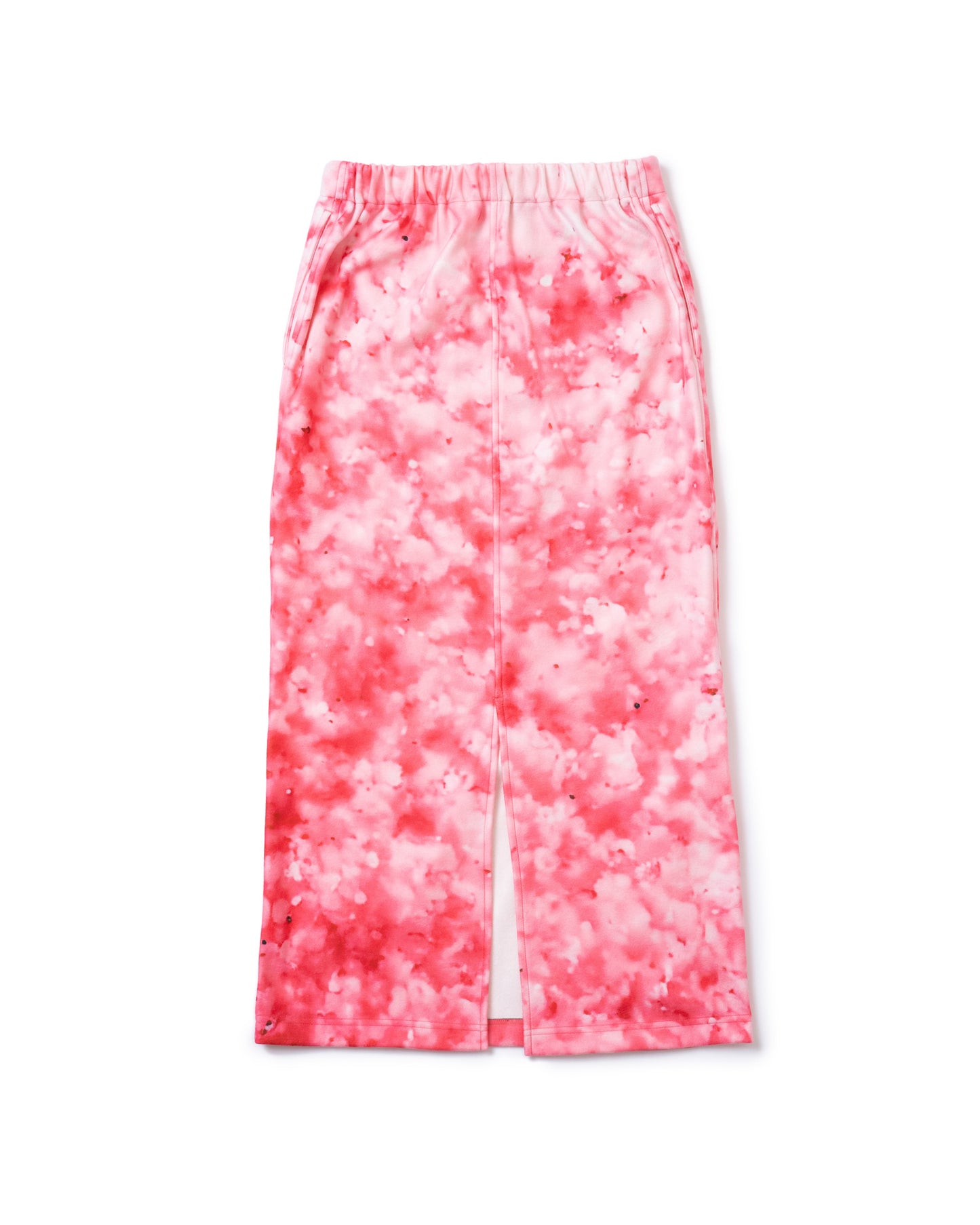 PRINT FLEECE TIGHT SKIRT (PINK)