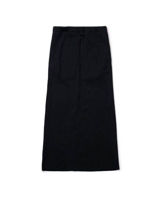 RIB SKIRT (BLACK)