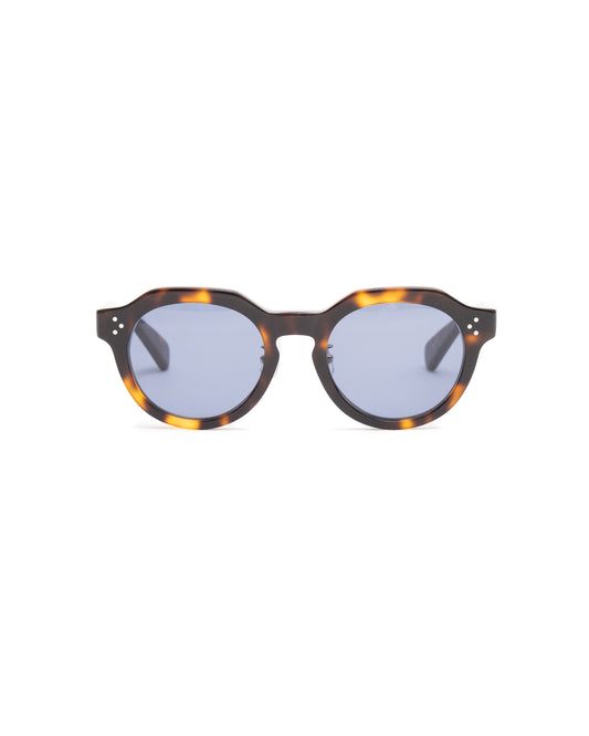 CROWN PANTO SUNGLASSES (BROWN)