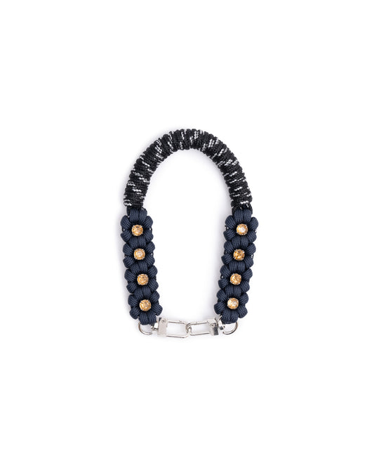 FLOWER  BLADE SMARTPHONE HAND STRAP (NAVY)