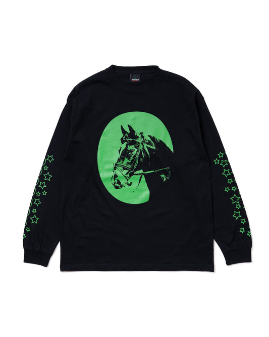SHOW PRINT L/S T-SHIRT (BLACK)