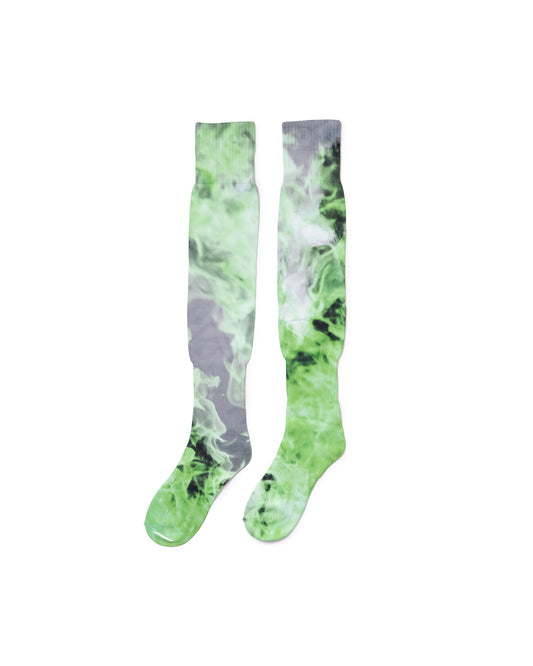 DIRECT PRINT LONG SOX (GREEN)
