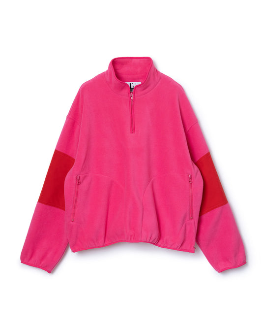 FLEECE PULLOVER TOP (PINK)