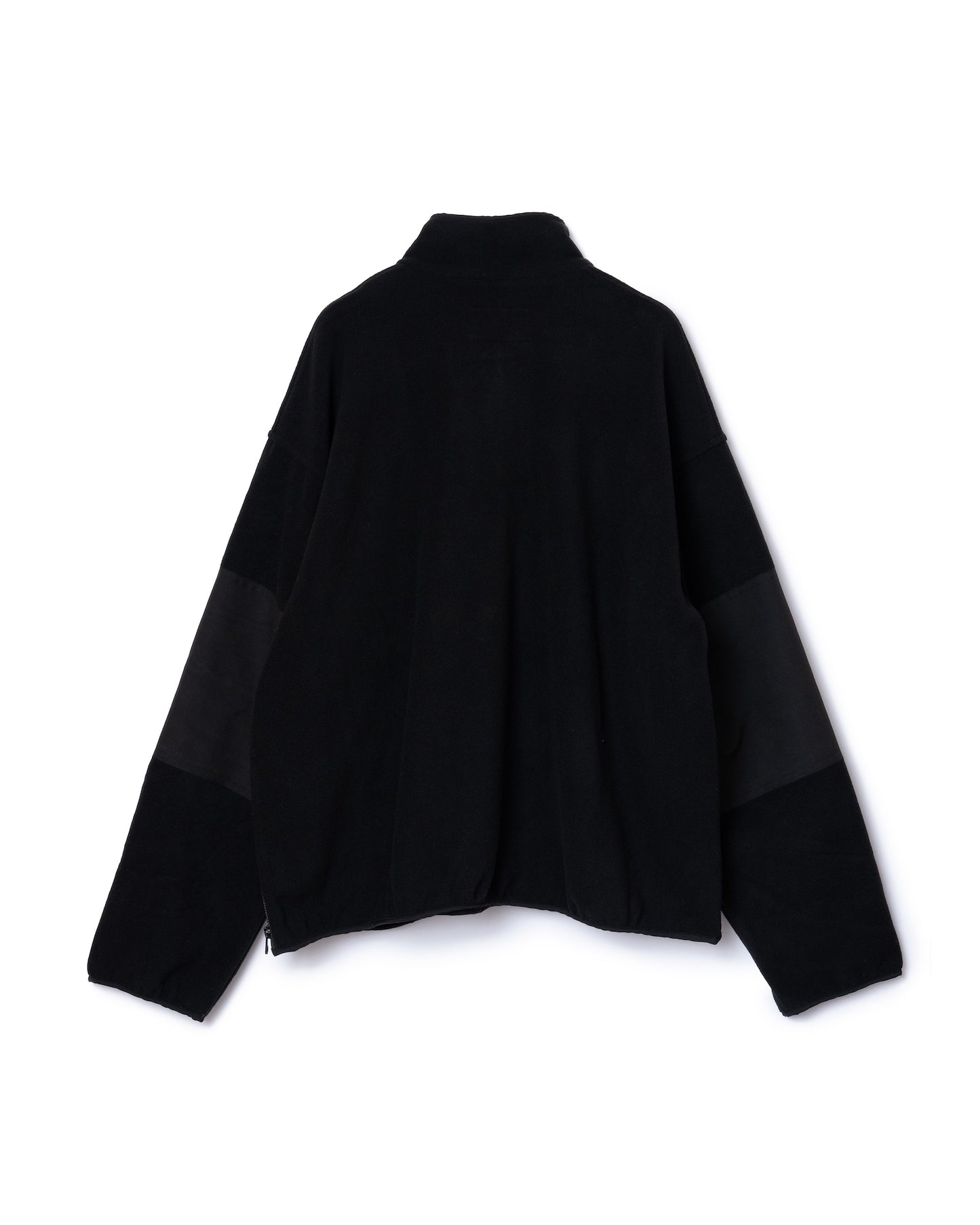 FLEECE PULLOVER TOP (BLACK)