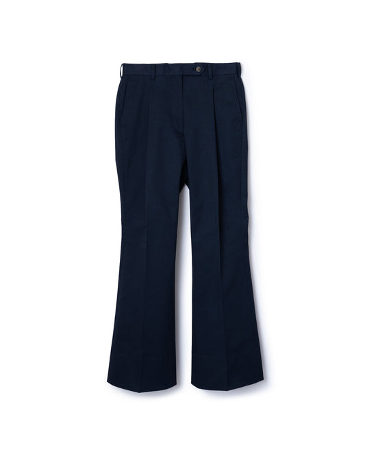 TUCK SLACKS (NAVY)